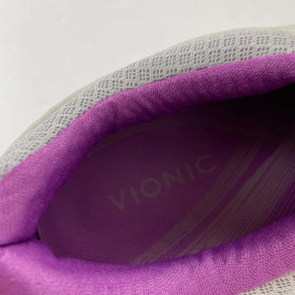 Vionic Woman's 9 Purple and Gray Venture Walking Shoe Sneakers Outdoor - Image 9