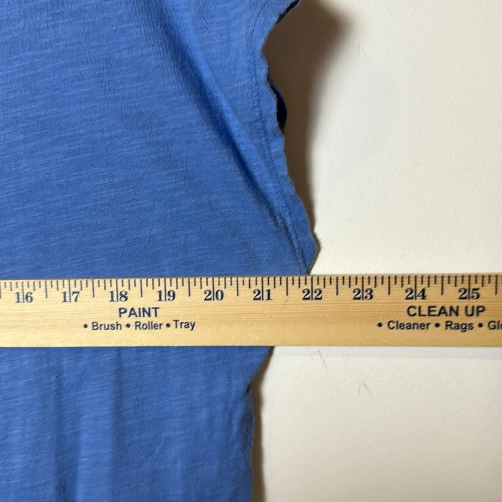 Michael Michael Kors Women’s Blue Cap Sleeve Basic Tee size L - Image 7