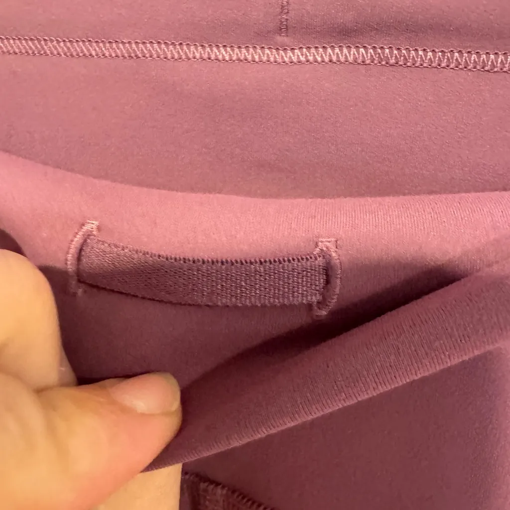 Purple Lululemon wunder train‎ biker shorts - Image 4