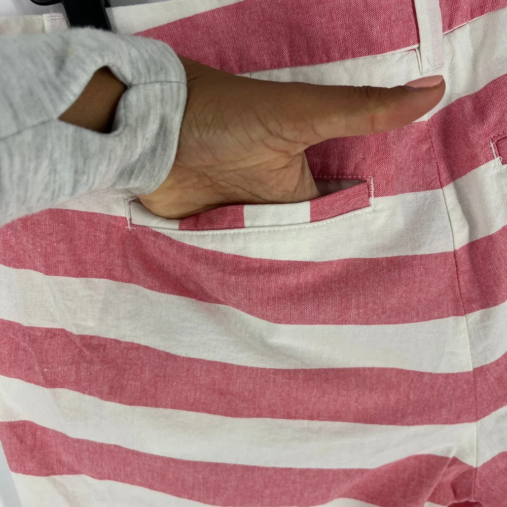 Merona 100% Cotton Nautical Striped Lightweight Shorts Preppy‎ Size 12 - Image 8