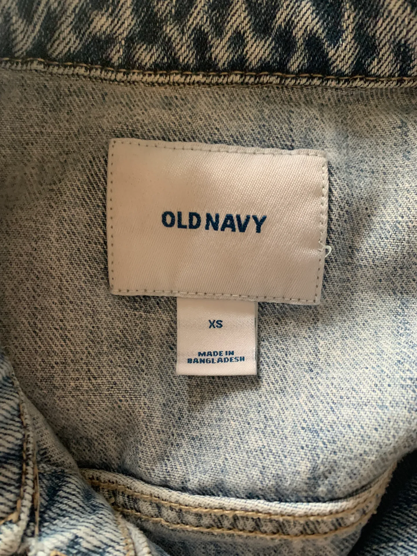 Light Wash Distressed Jean Jacket - Image 4