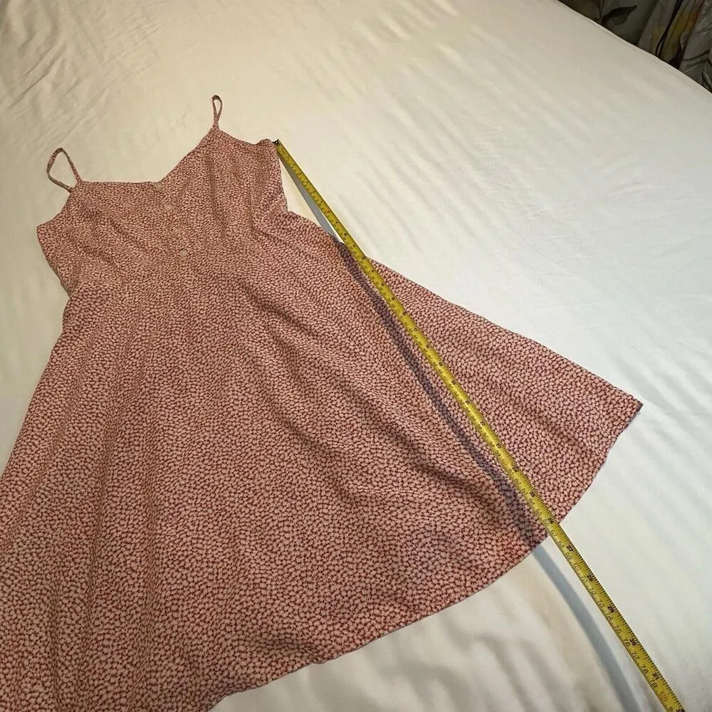 Gap Floral Pink Patterned Dress Sz 4 Women’s Fit & Flare - Image 5