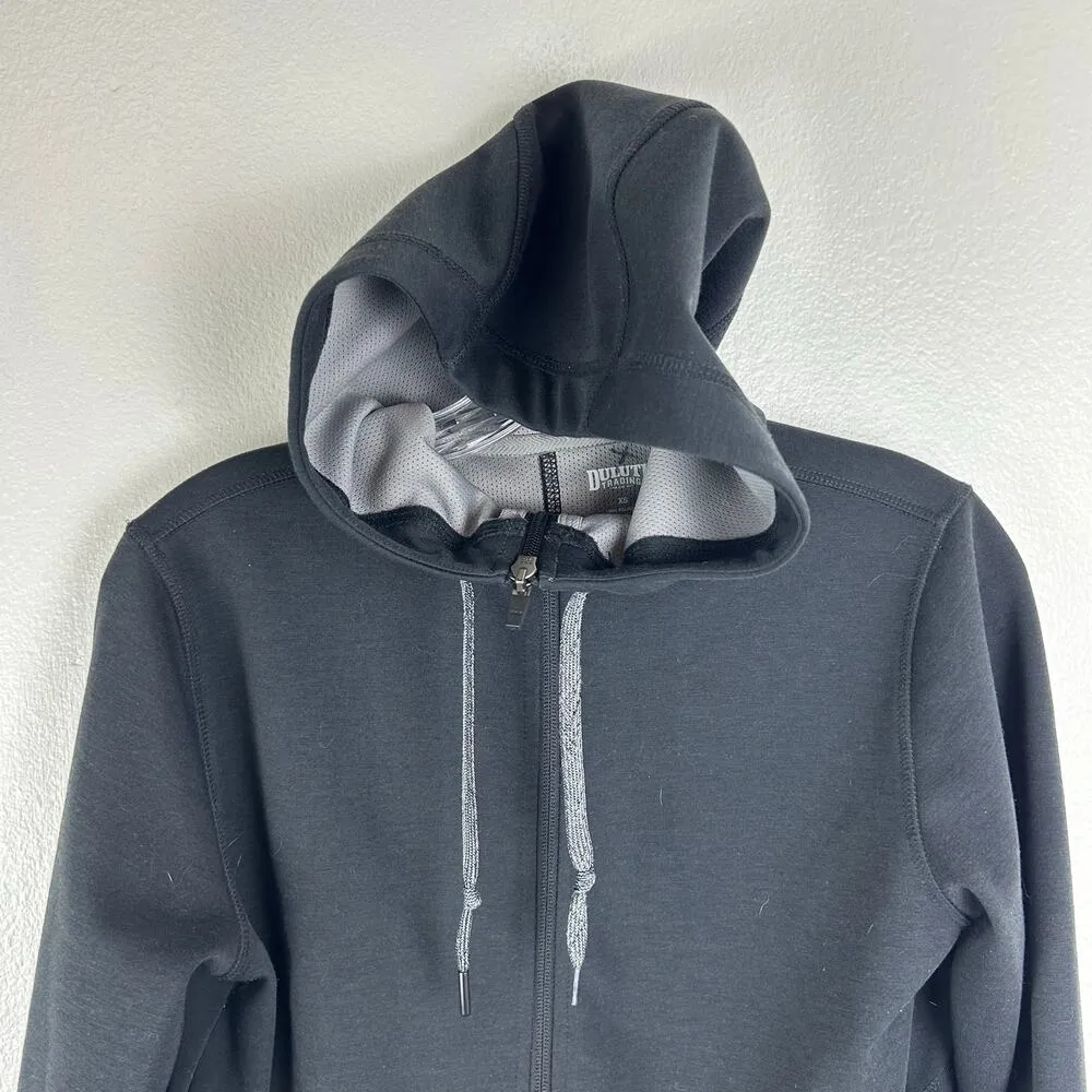 Duluth Trading Womens Full Zip Jacket Sweatshirt Job Jitsu Size XS Black - Image 4