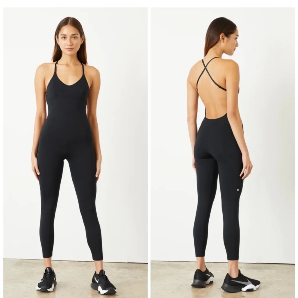 Le Ore Positano Catsuit Jumpsuit Revolve Black Size Small - Image 2