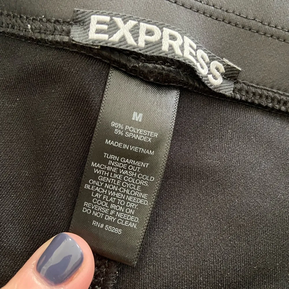 Express faux leather leggings - Image 3