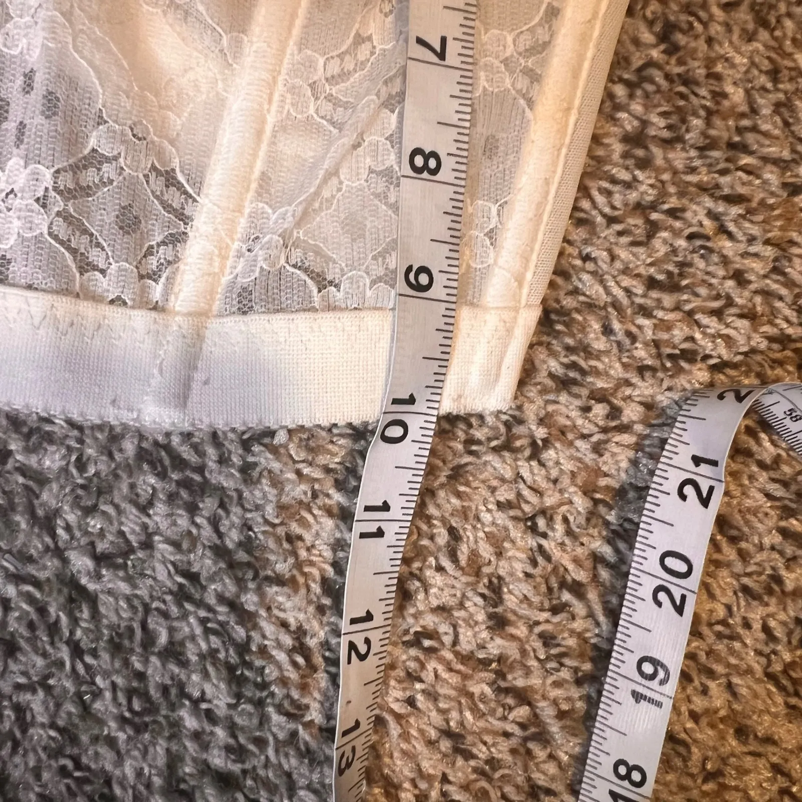 Gelmart Bustier‎ Corset Lace Boning Lingerie Top White 36B Size undefined - Image 4