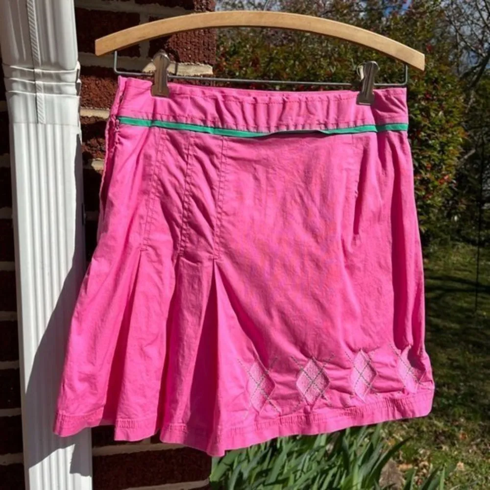 Vintage Lilly Pulitzer Pink Pleated Skirt Women's 2 - Image 4