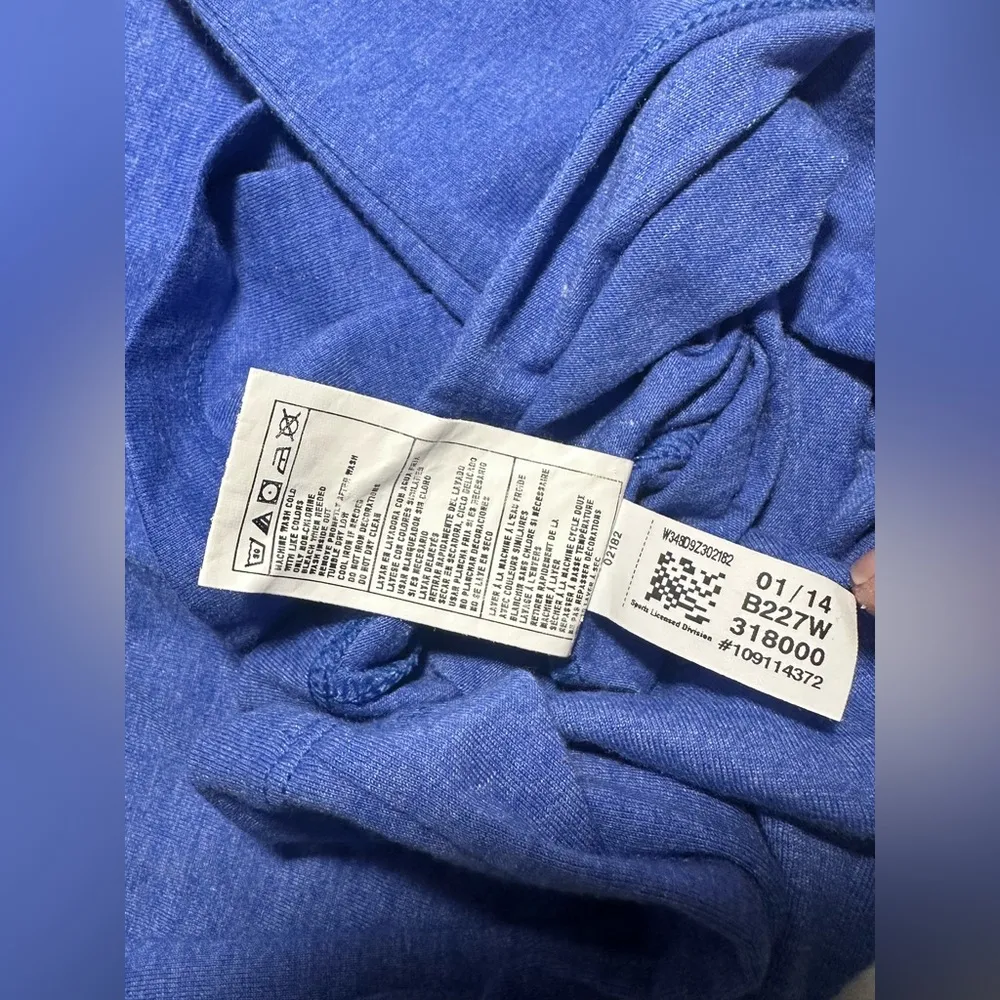 Adidas Golden State Warriors Shirt Curry #30 Tee Size M/L Medium Blue Basketball - Image 6