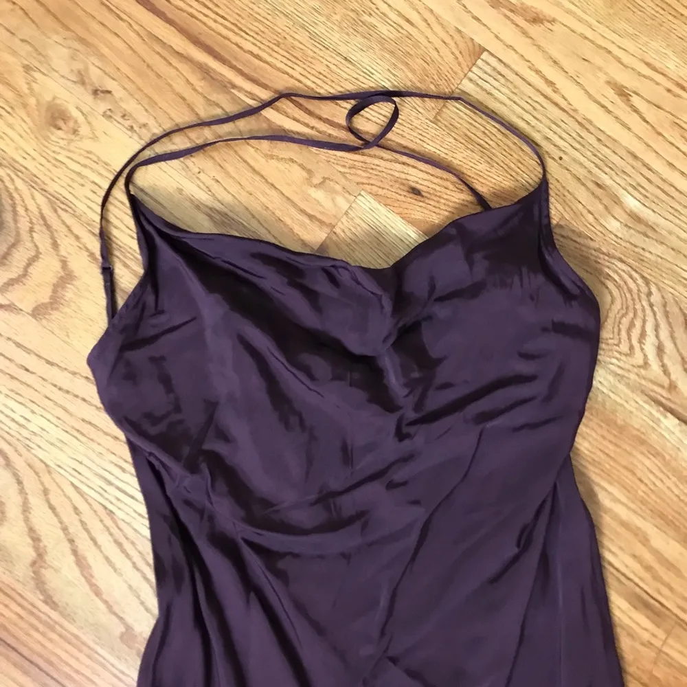 H&M Brown Satin Mini Dress NWT - Image 2