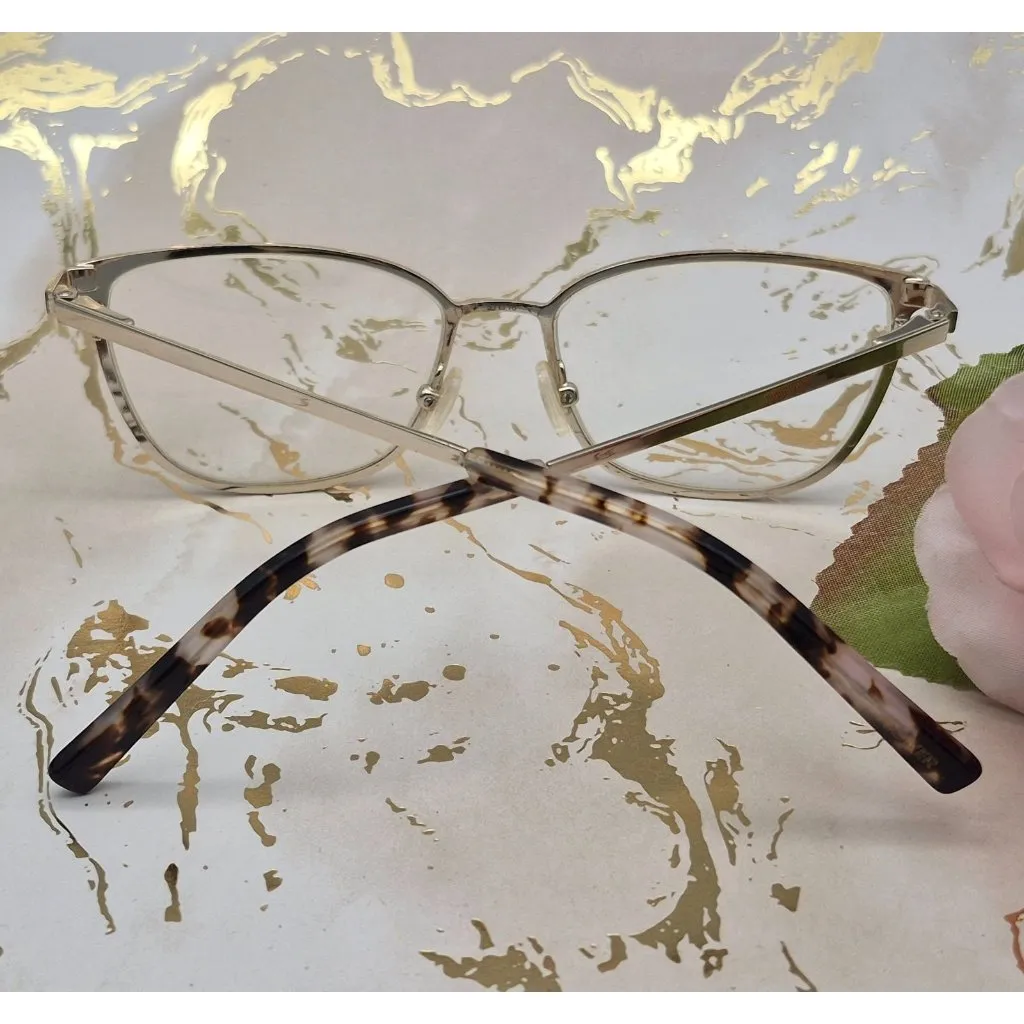 FLOWER Drew Barrymore Women’s Gold Eyeglasses Frames 51 - Image 5