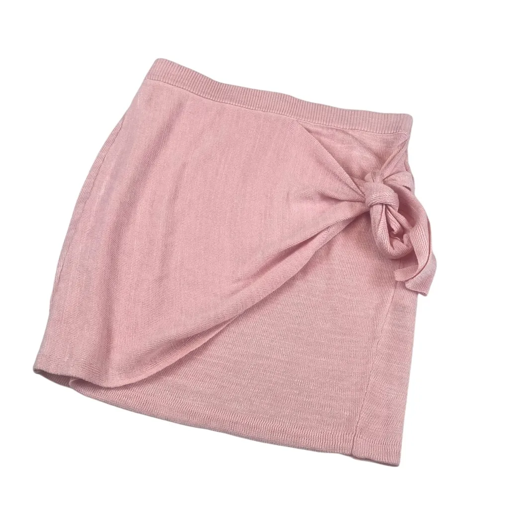 L*Space Blush Pink Mini Skirt - Image 4