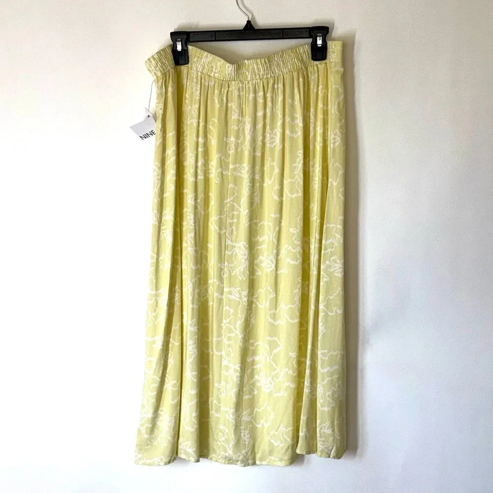 NEW Kohl's Nine West Women's Nine West Printed Pull-On Challis Skirt Size XL - Image 8