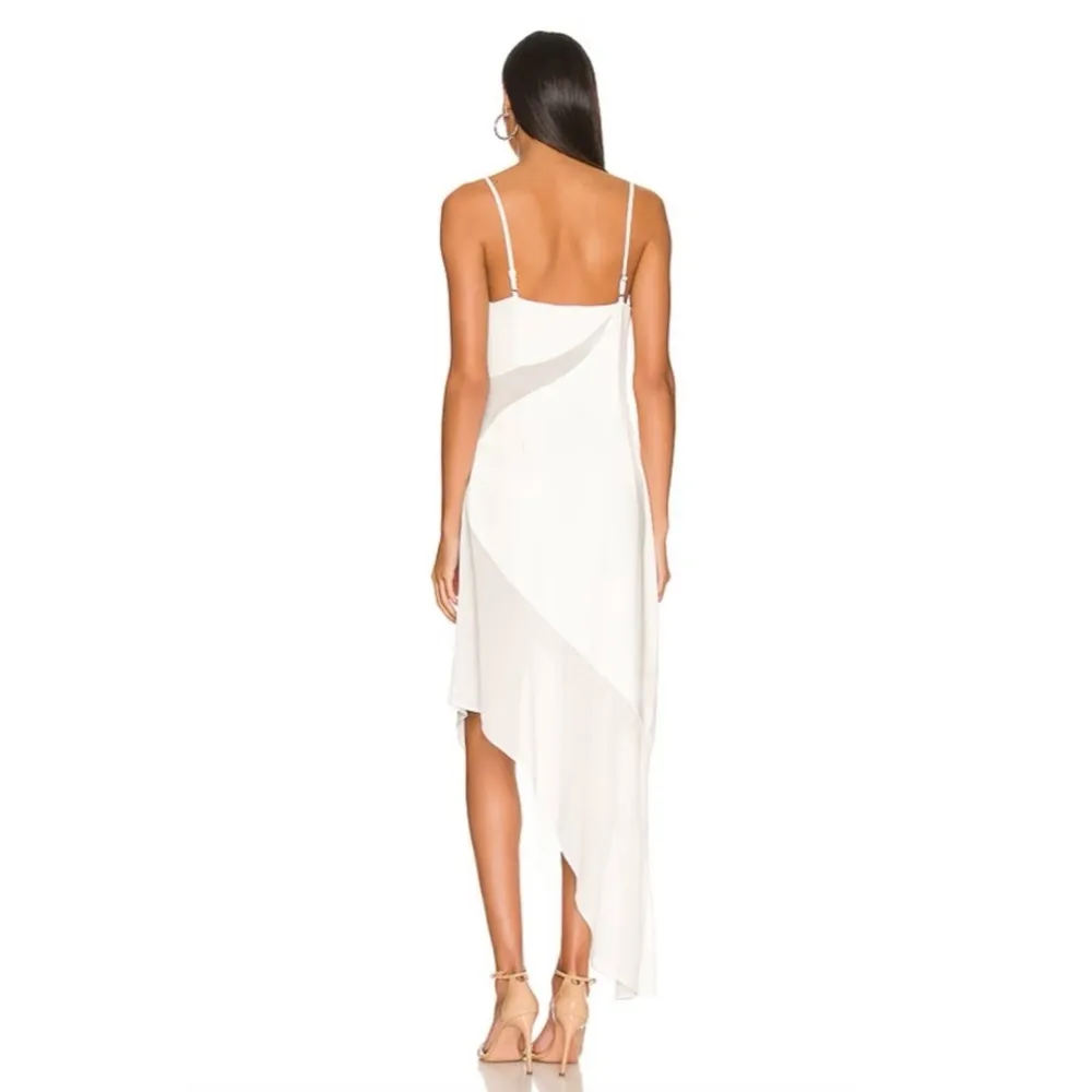 NBD Delfino Slip Dress Ivory - Image 3