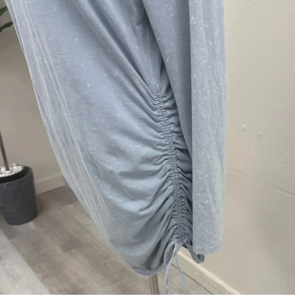 Victoria's Secret PINK Blue Long Sleeve Mini T-shirt Dress - Size XXL - Image 4