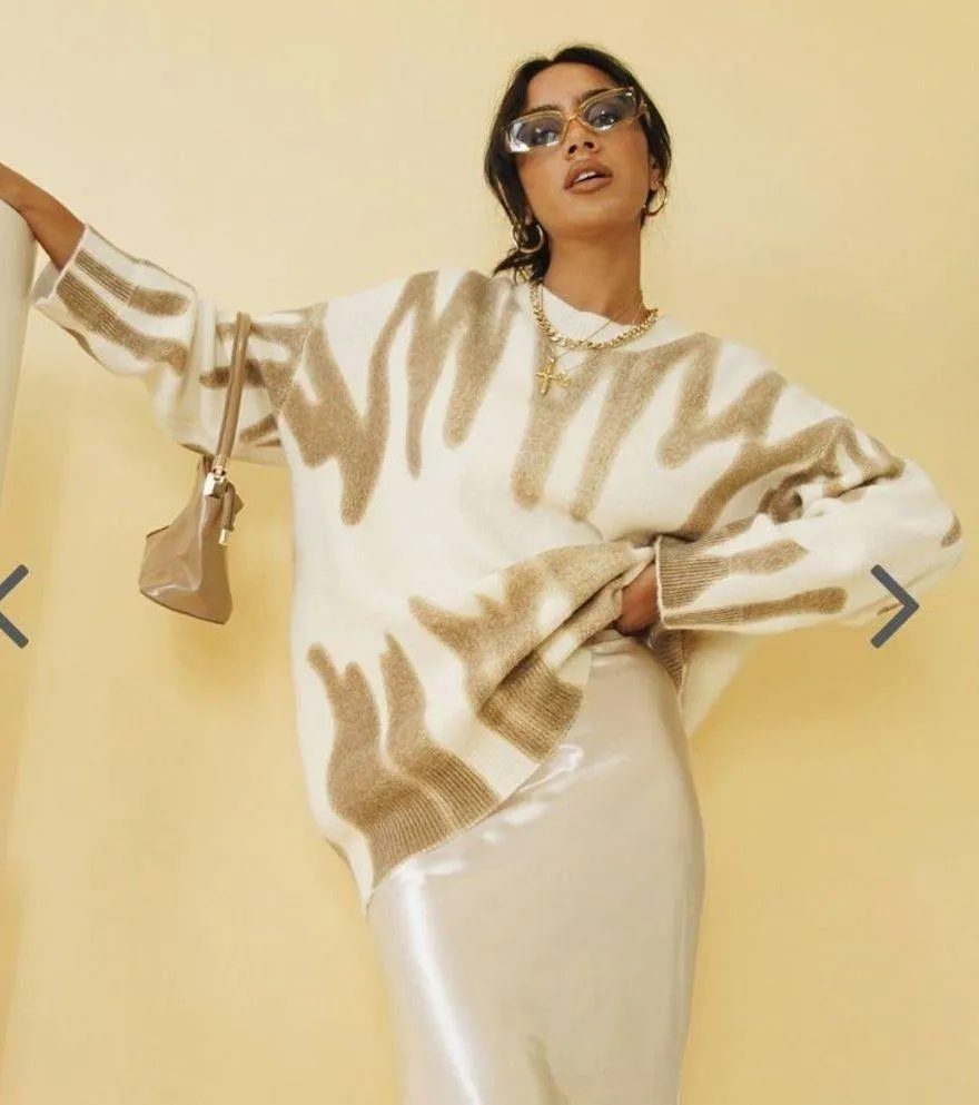 Along the Sidewalk Knit // Natural - Image 6