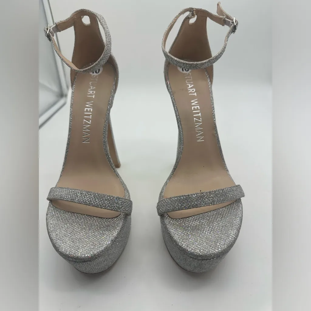 STUART WEITZMAN Tall Mettalic Heels. - Image 11