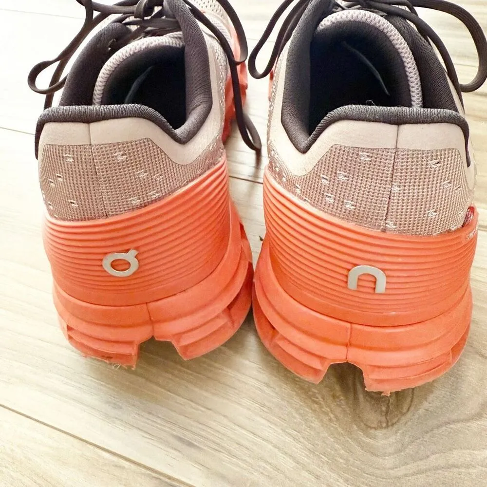ON CLOUD | Running Women's Cloudstratus Sneaker Shoe Rosebrown Flare | Size 9 Tan - Image 4