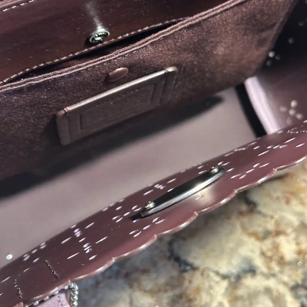 Coach Mini City Tote Bag Soft Lilac Purse Easter Spring Summer - Image 5