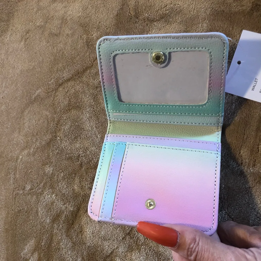 Betsey Johnson pastel mini wallet. New with tags. - Image 3