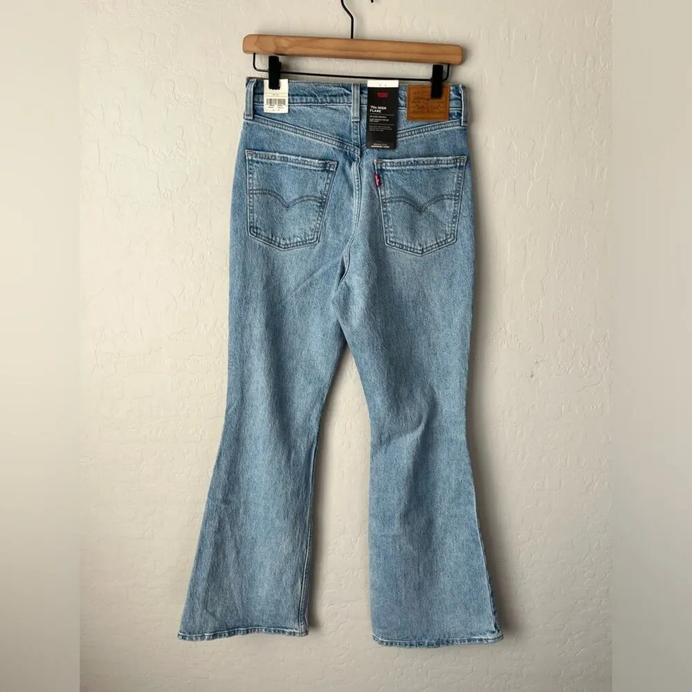 NEW Levi’s 70’s high rise flare jeans 28 - Image 4