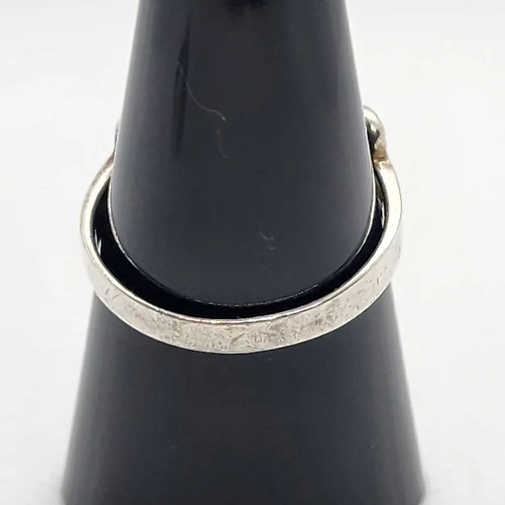 Vintage Sterling Silver & Marcasite Dragonfly Ring (8.75) - Image 5