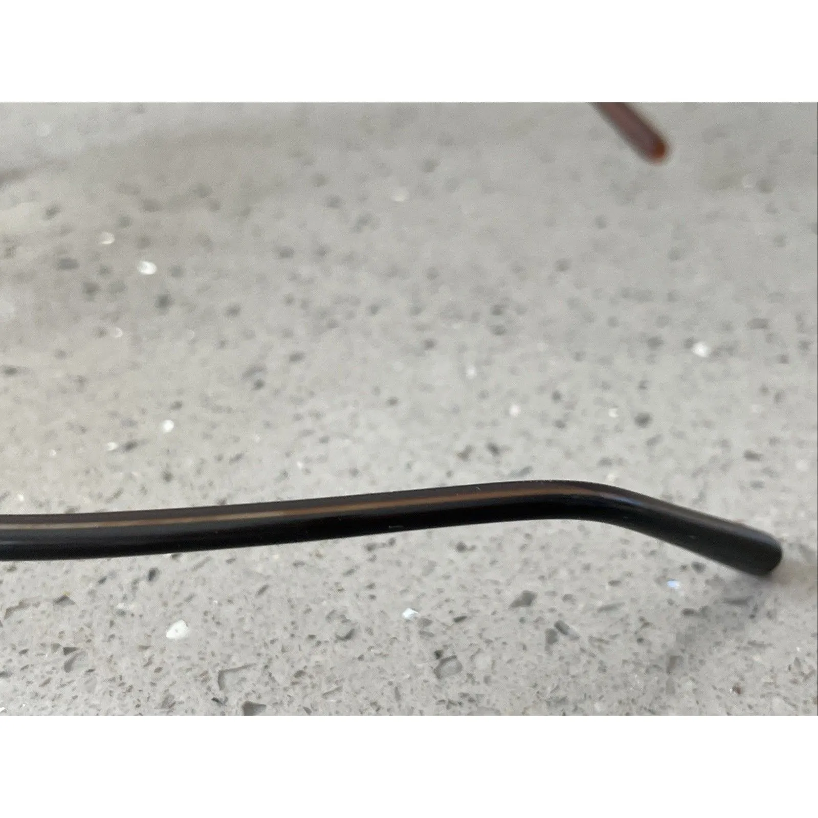 CALVIN KLEIN 641 051 Eyeglasses Frames ONLY  Japan 48-18-140 Black Horn/Brown - Image 5