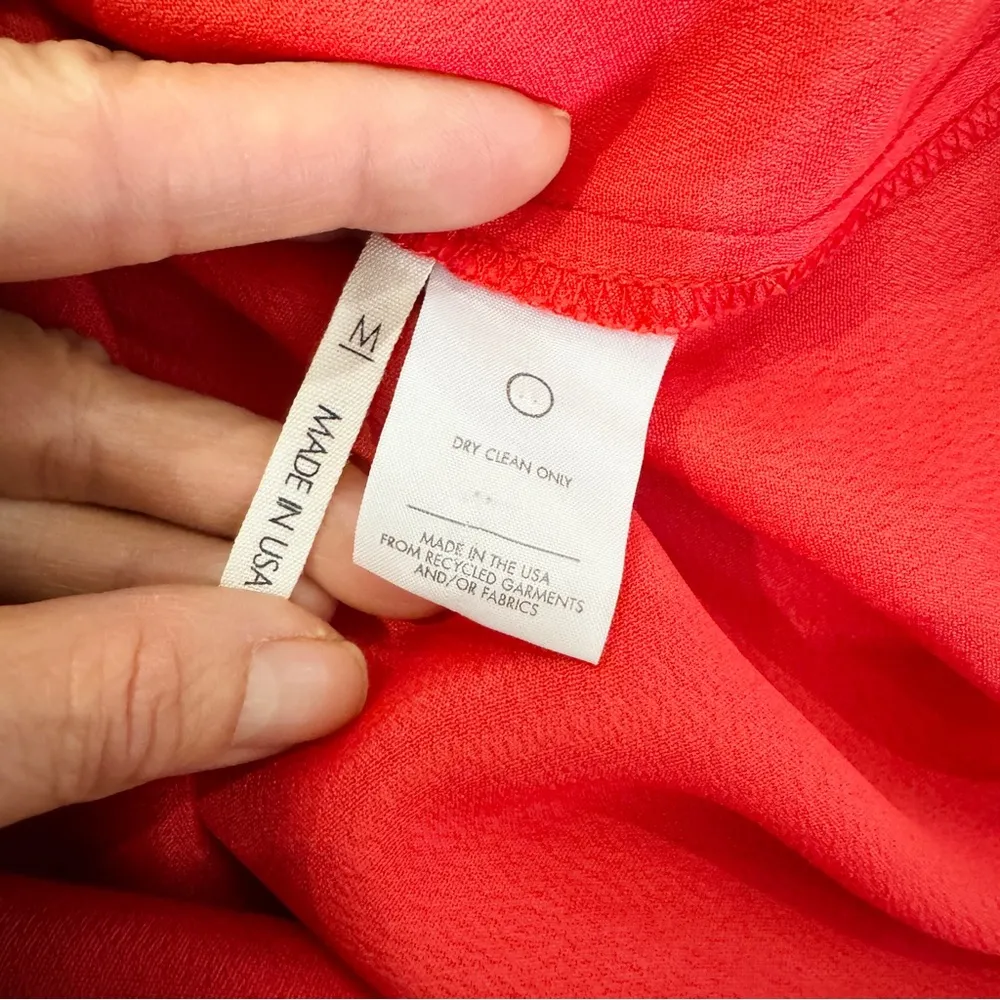 Reformation red zip up bustier style  mini dress - Image 9