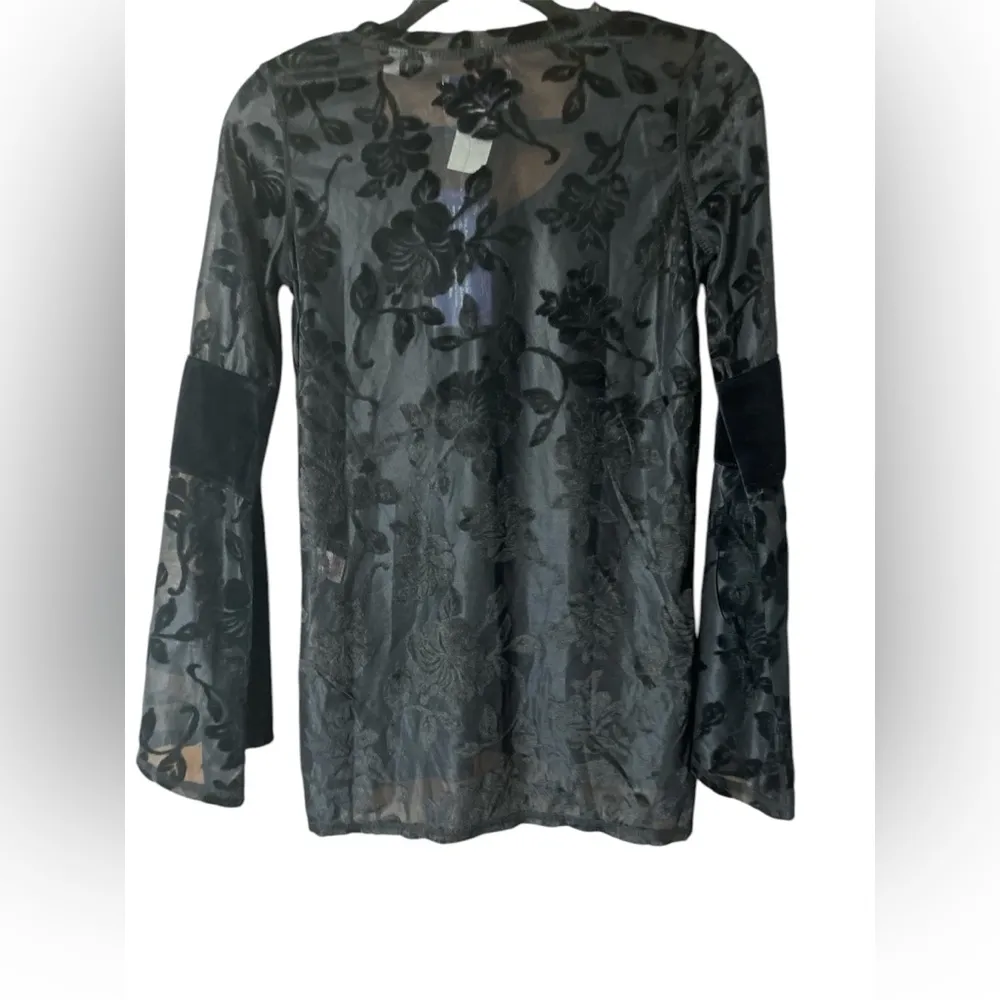 panhandle burnout velour top NWT - Image 3