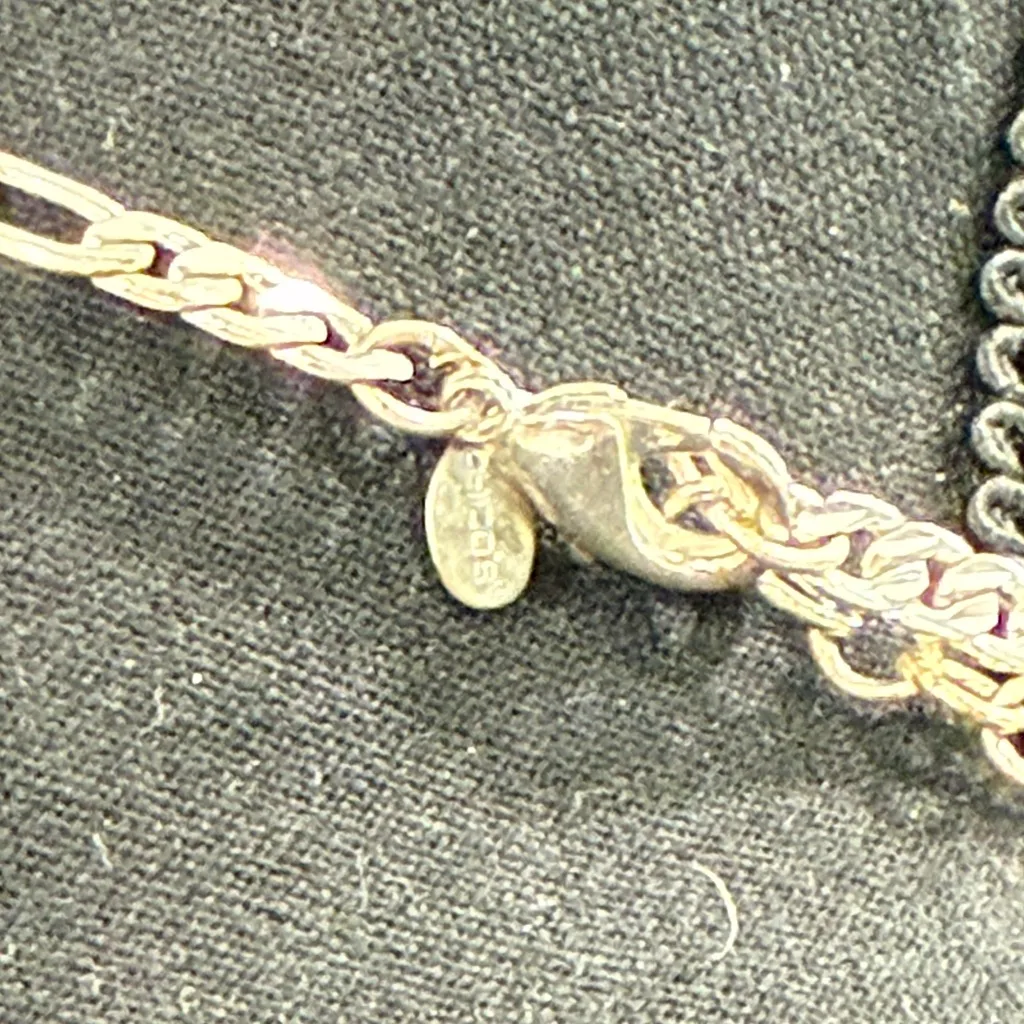 Vintage Chico's Silver Tone Inspirational 42” Necklace - Image 9