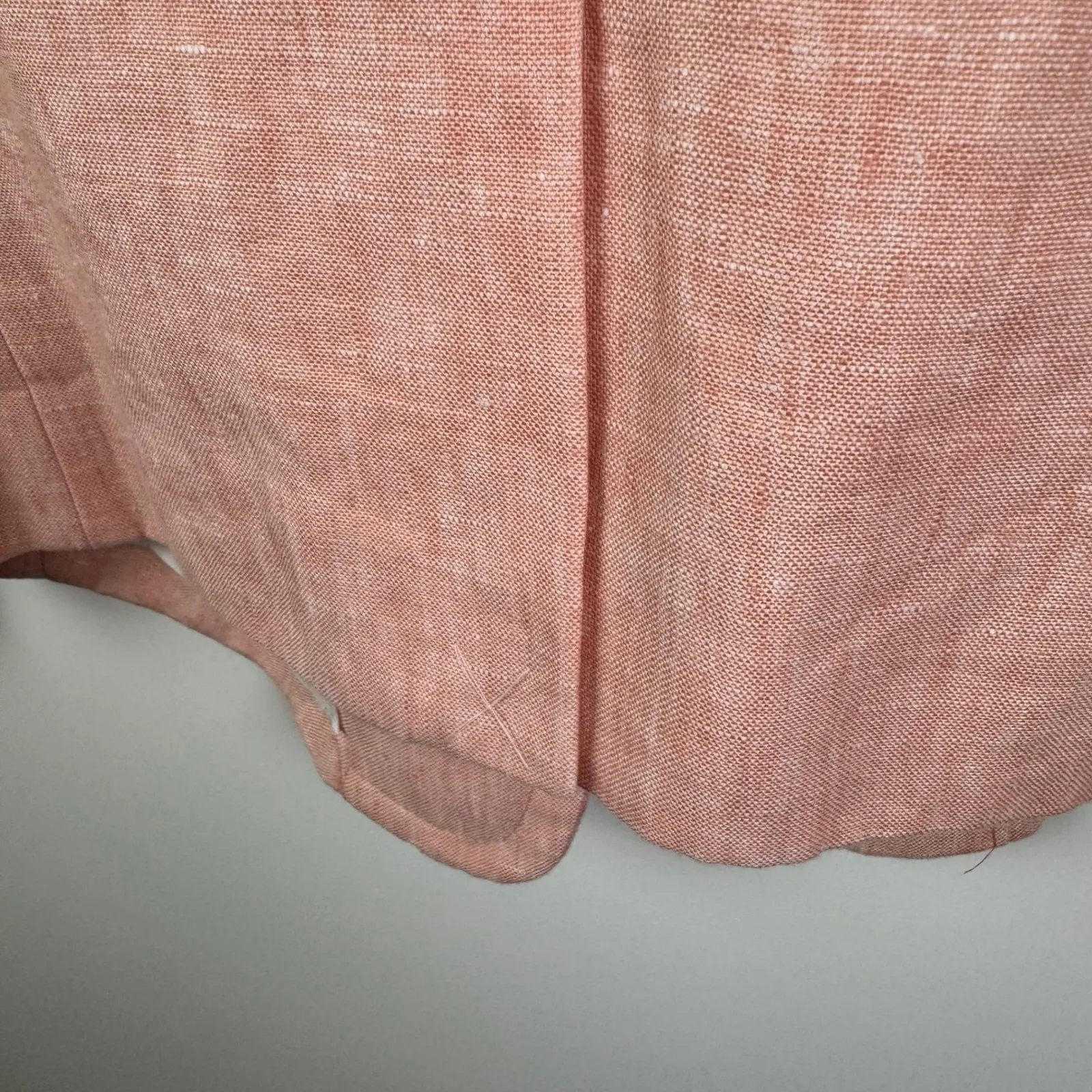 J Crew Womens 100% Linen Regent Blazer Size 6 Pink Preppy Coastal Chic Office‎ - Image 5