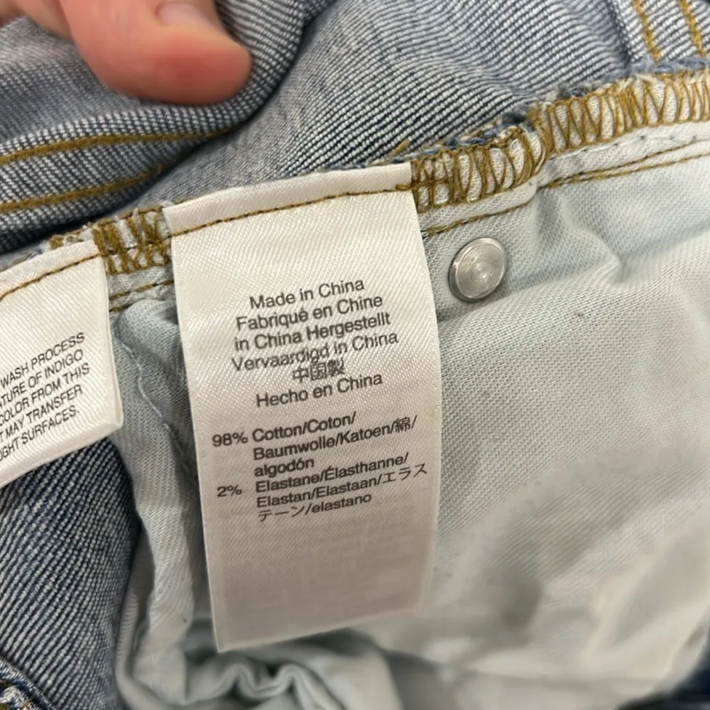 J. Crew Slim Broken-in Boyfriend Patchwork Distressed Blue Denim Jeans Size 27 - Image 9