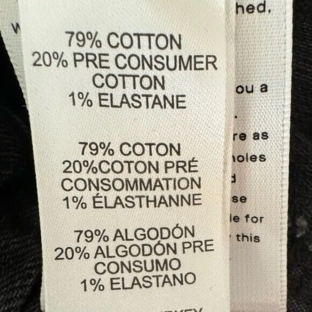 ANTHROPOLOGIE Good American Tube Denim Maxi Skirt Carbon Size 8 NEW - Image 14