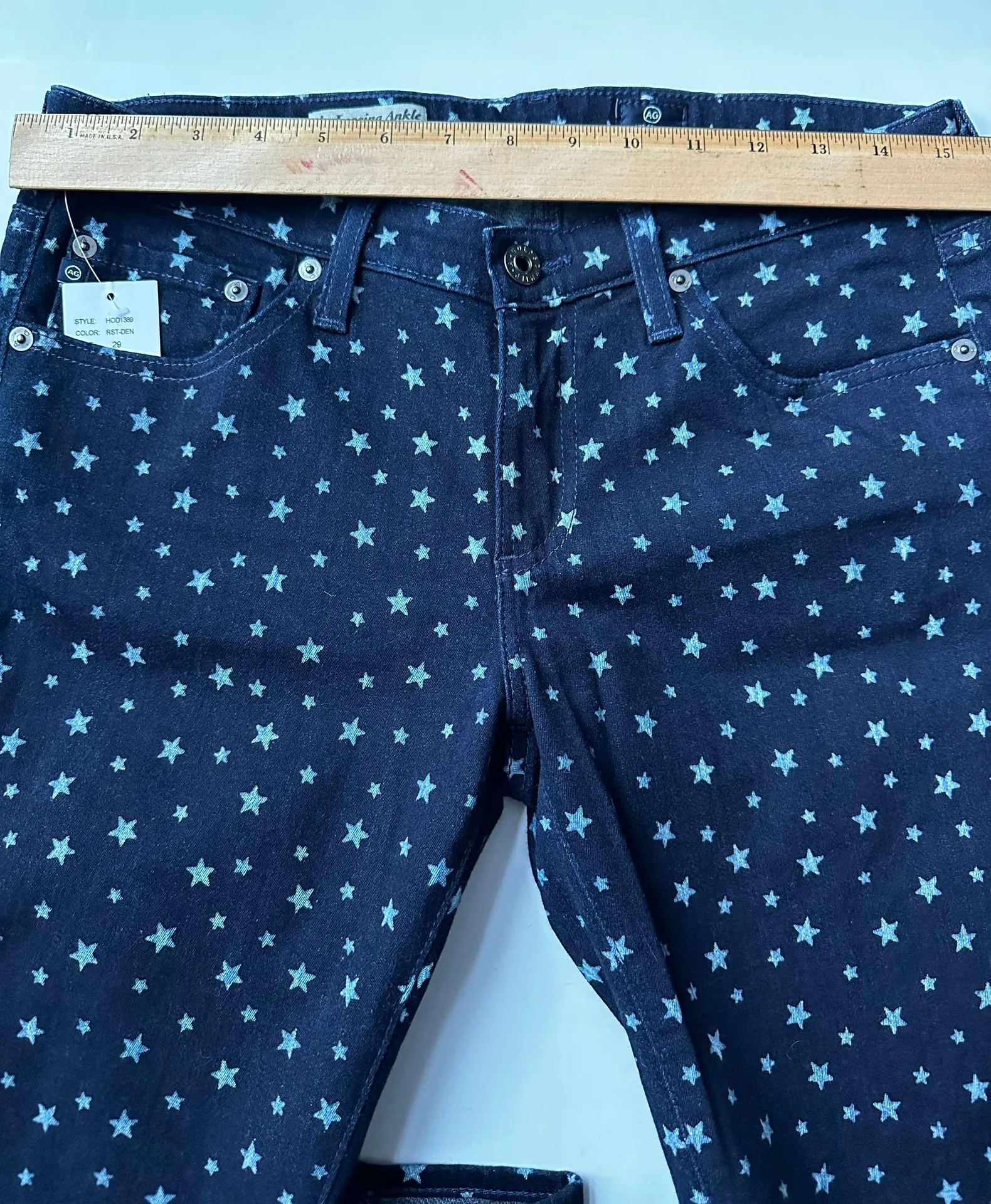 AG Adriano Goldschmied Adriano Goldschmied AG the Legging Ankle Super Skinny Ankle Stars Jeans 29R New - Image 7