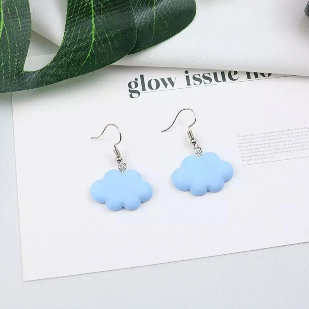 🆕Blue Cloud Charm Dangle Earrings - Image 4