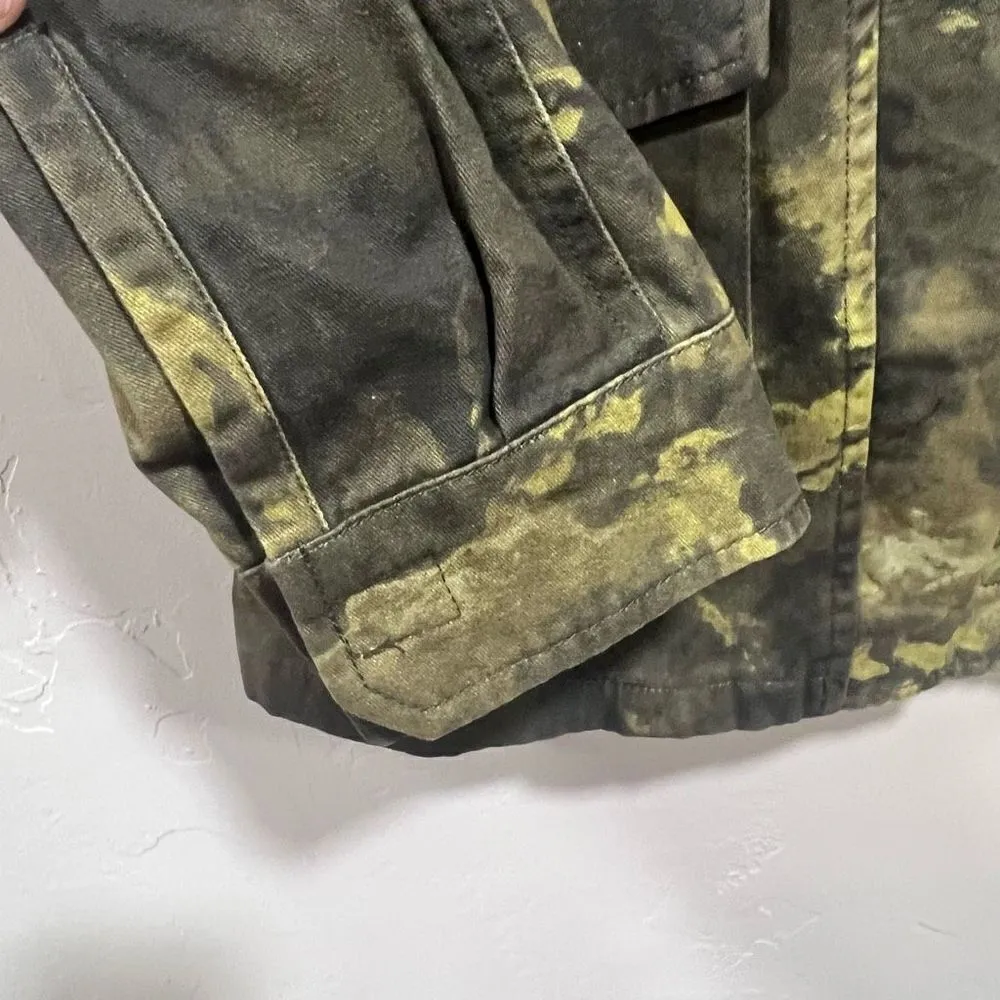 Urban Outfitters BDG Georgie Army Green Camo Surplus Hood Jacket Coat S - Image 3