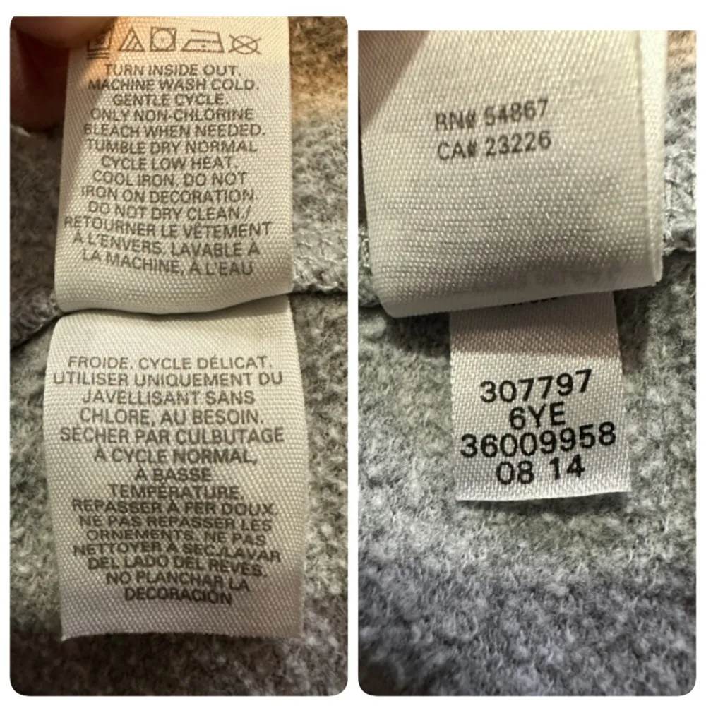 Victoria's Secret Gray Hooded Dream Angels Zip Front Hoodie Sweatshirt Medium - Image 16