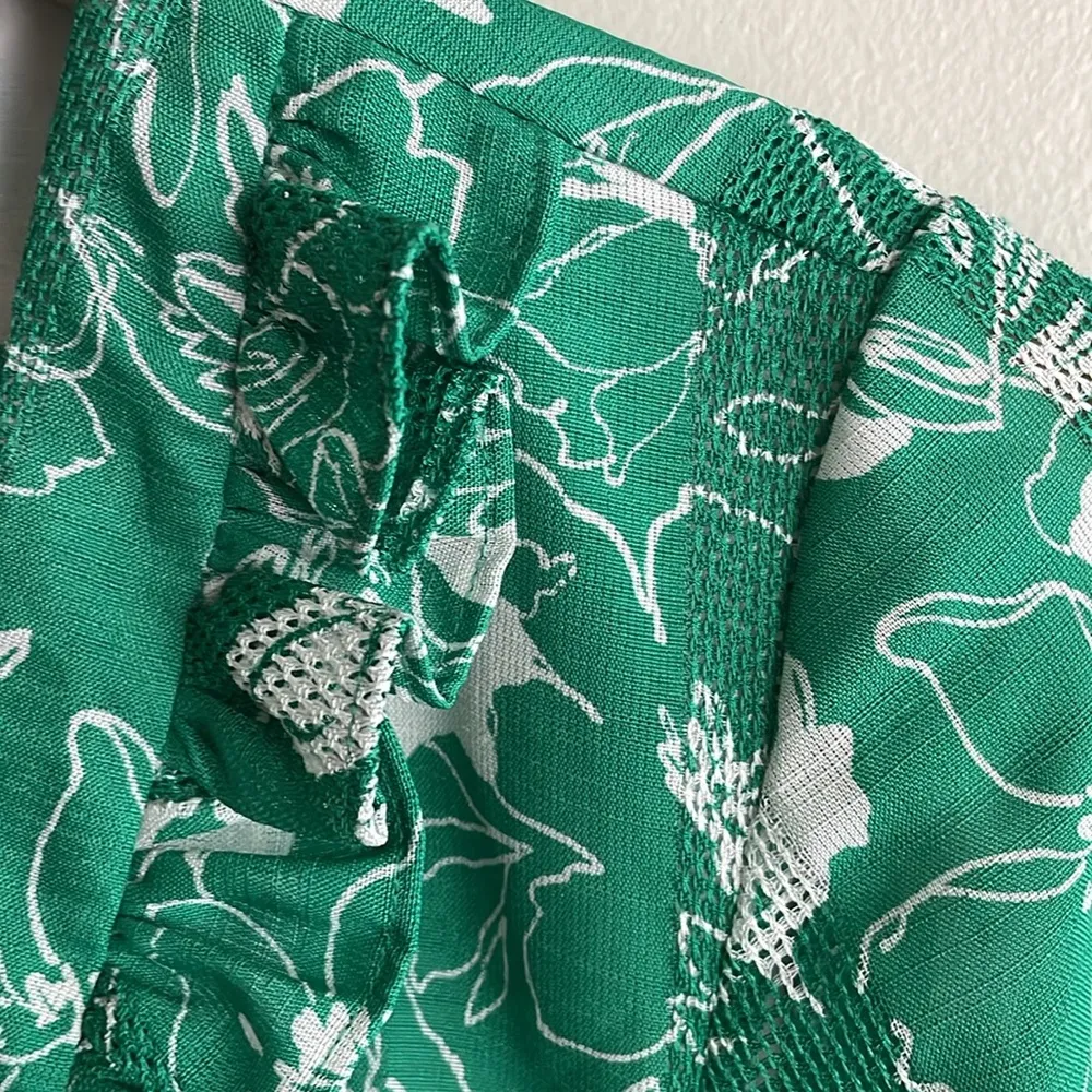 Alexis Cerca Romper in Emerald Floral - Image 8