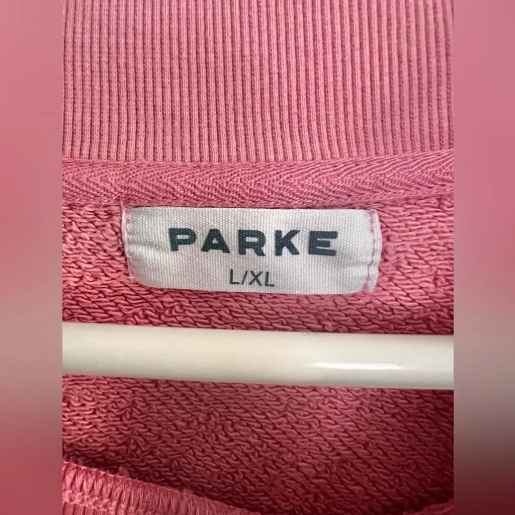 Parke Valentine’s Day Collection Bubblegum And White Sweatshirt Size L/XL Pink Size L - Image 3