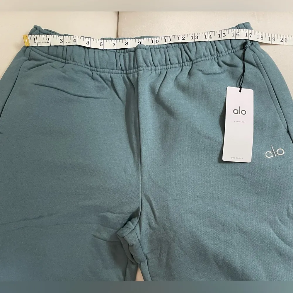 NWT Alo Accolade Sweatpants Joggers Size XL Limited Edition Color Teal Agate - Image 6