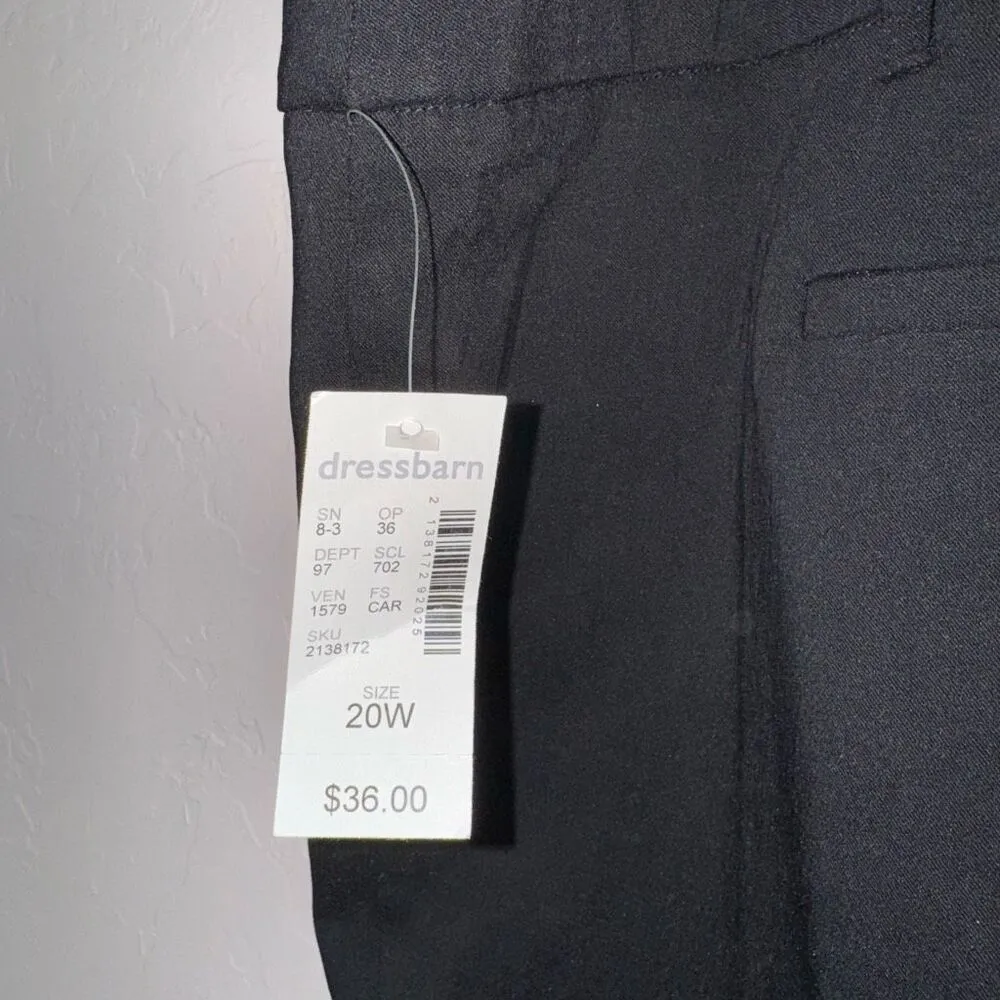 DRESSBARN Women’s Black Secret Agent Tummy Control Pants 20w - Image 6