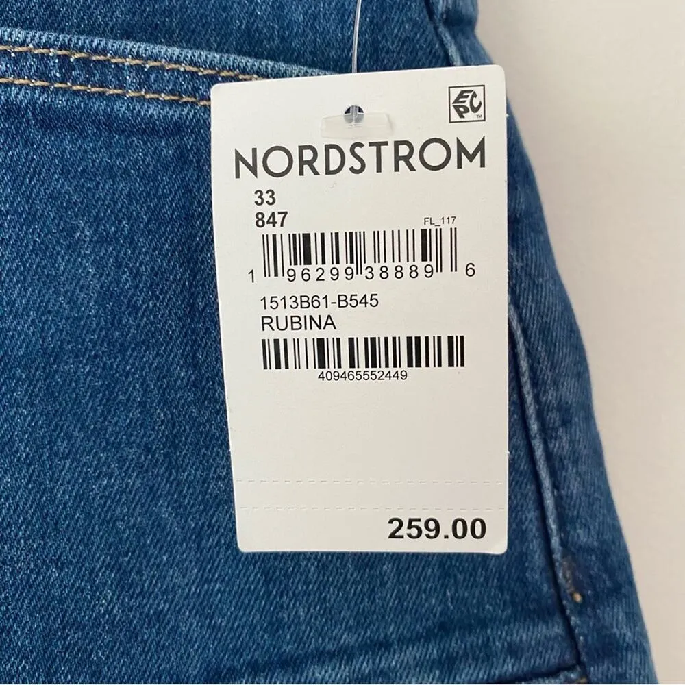 Paige NWTs Alexis Cargo High Rise Barrel Leg Jeans size 33 - Image 12