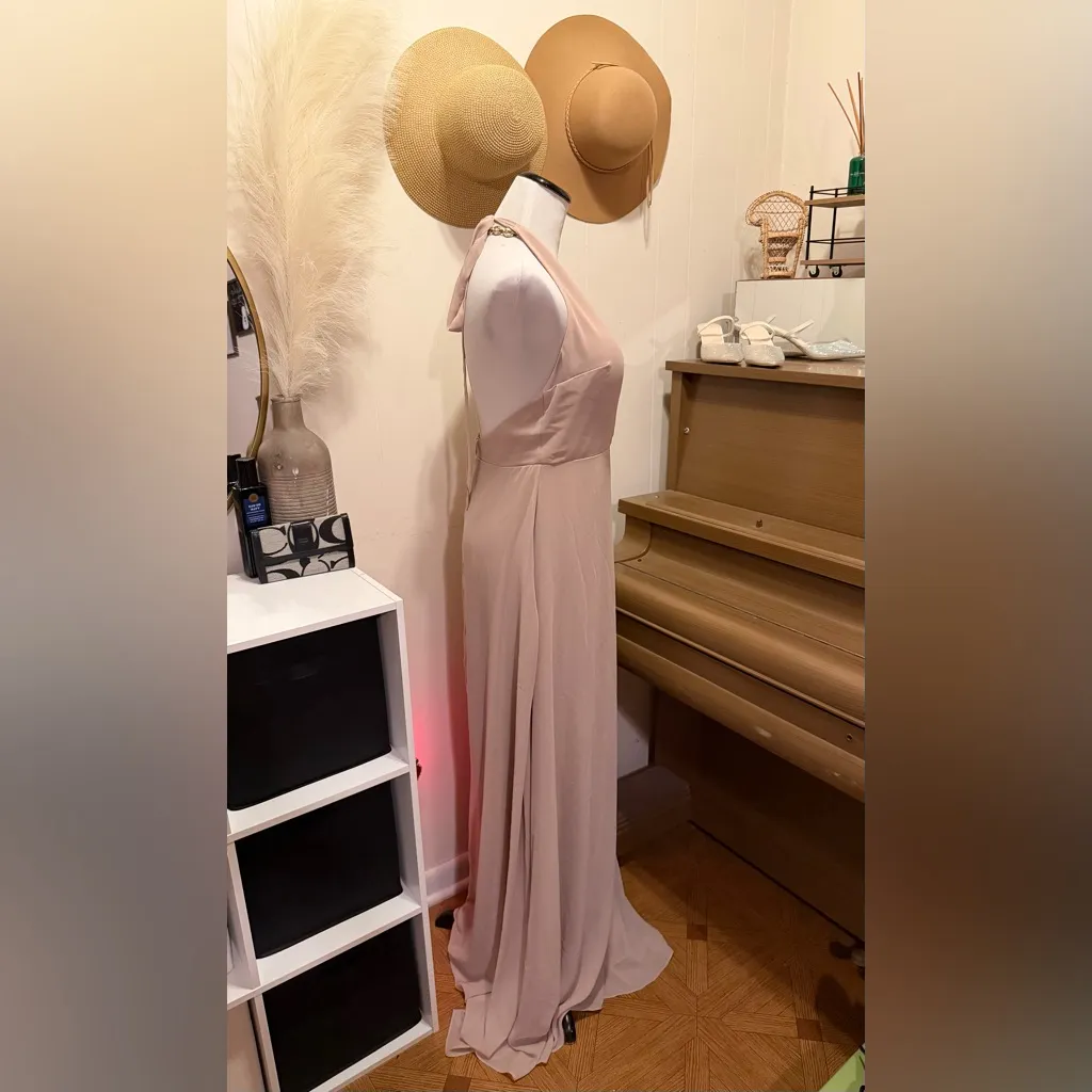 Birdy Grey MONI Convertible Dress Chiffon Taupe Large NEW NWT BRIDESMAID WEDDING - Image 6