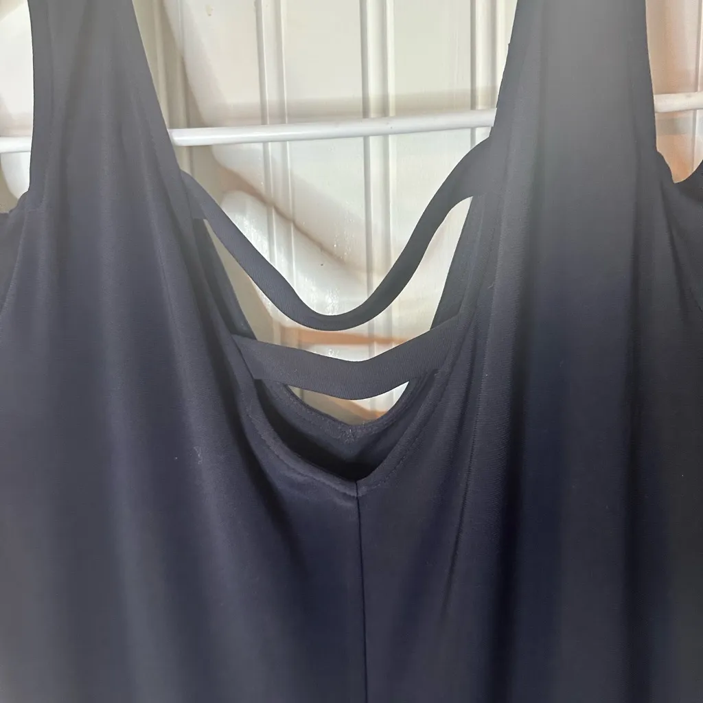 Dress Barn Black Cold Shoulder Mini Dress - Image 5