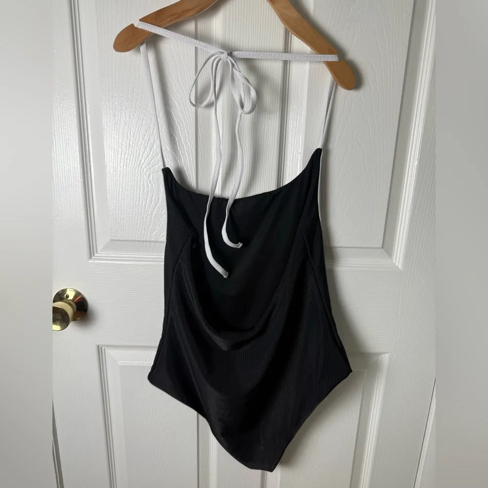 Beach Riot Faith One Piece Black & White Swimsuit XL - Image 5