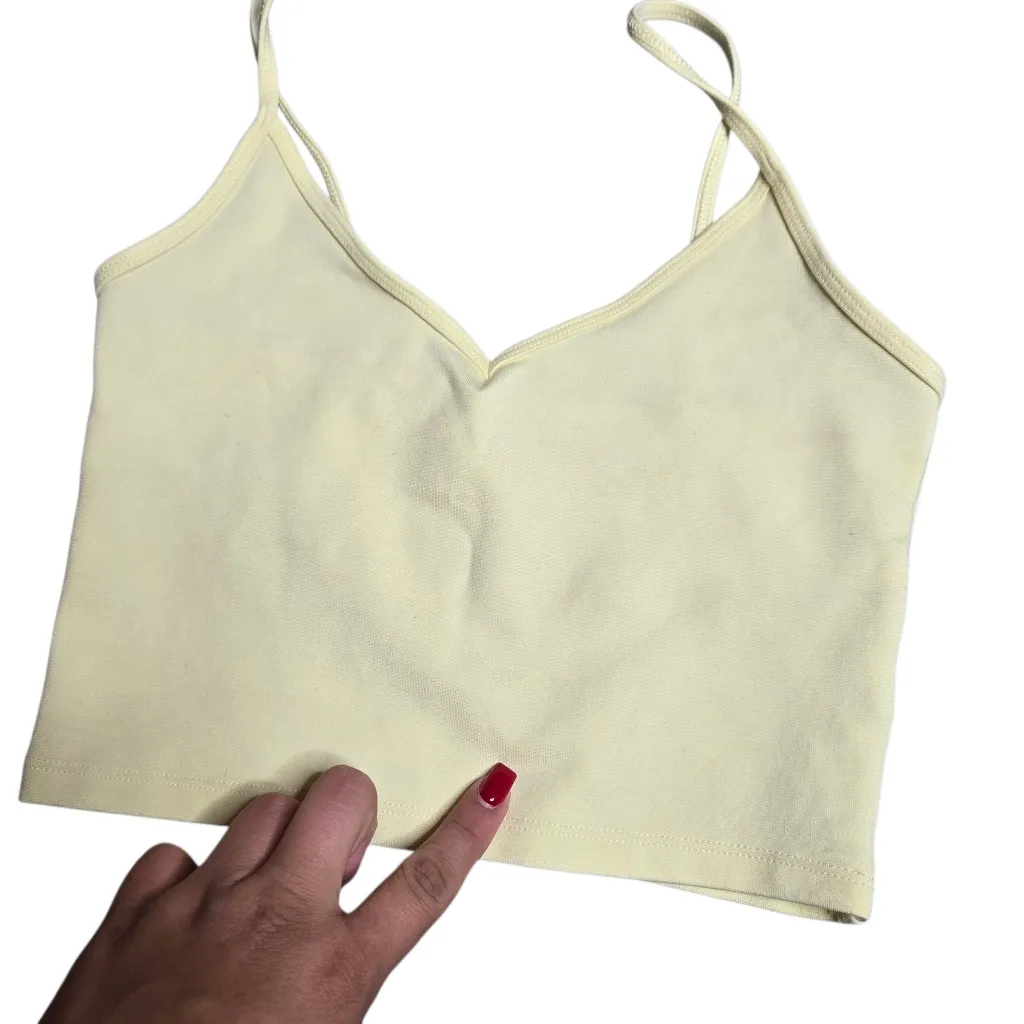 Sunday Best Yellow Cropped Cami - Image 2