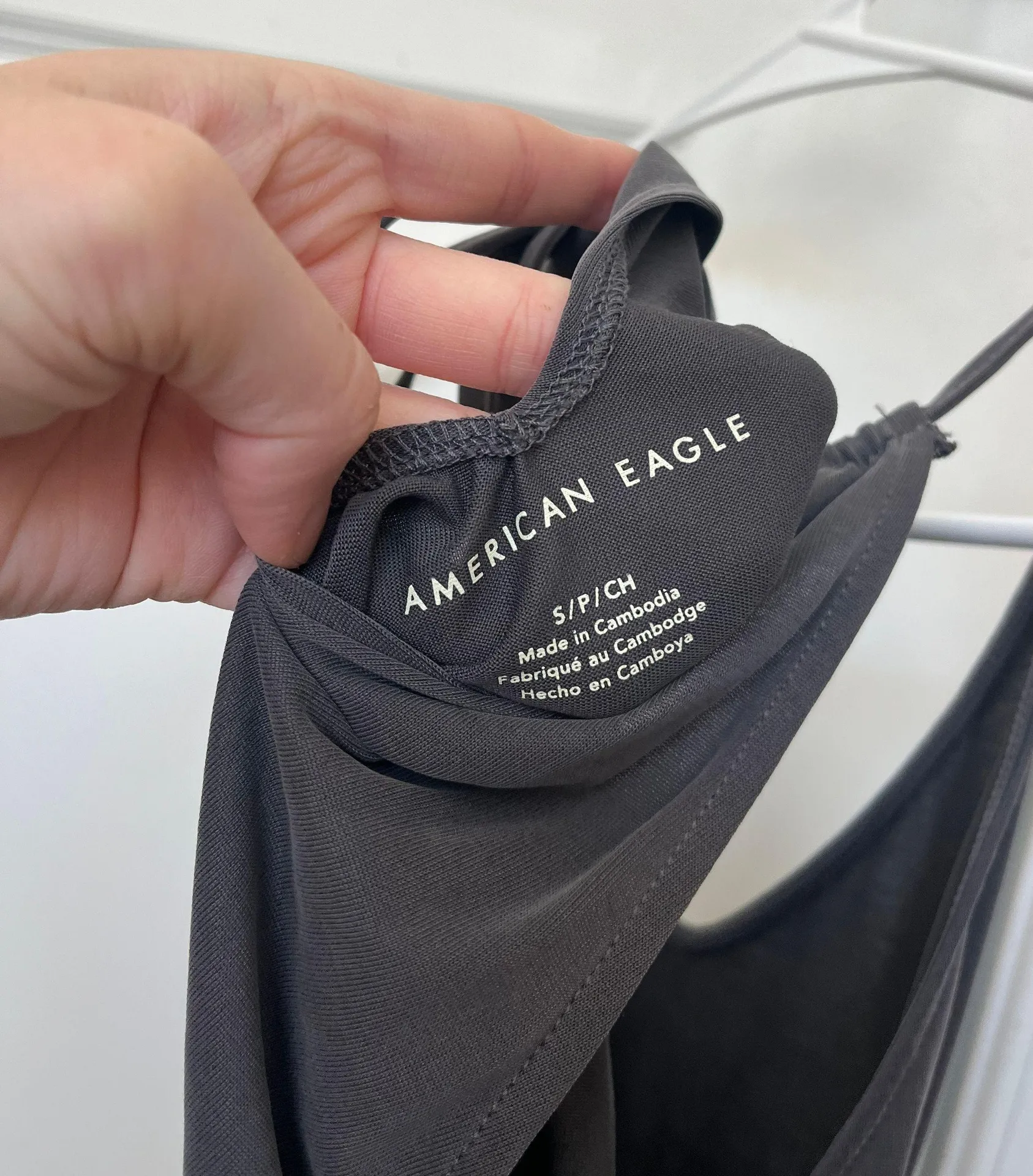 Dark Grey Babydoll Top - Image 4