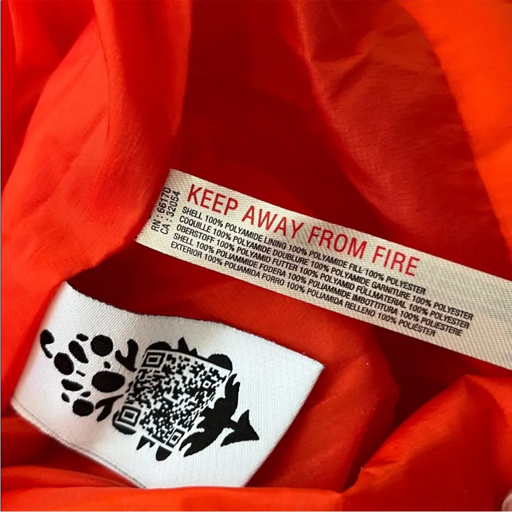 NWT FP Movement Free People In a Bubble Puffer Vest Orange Size M Primaloft Size M - Image 12