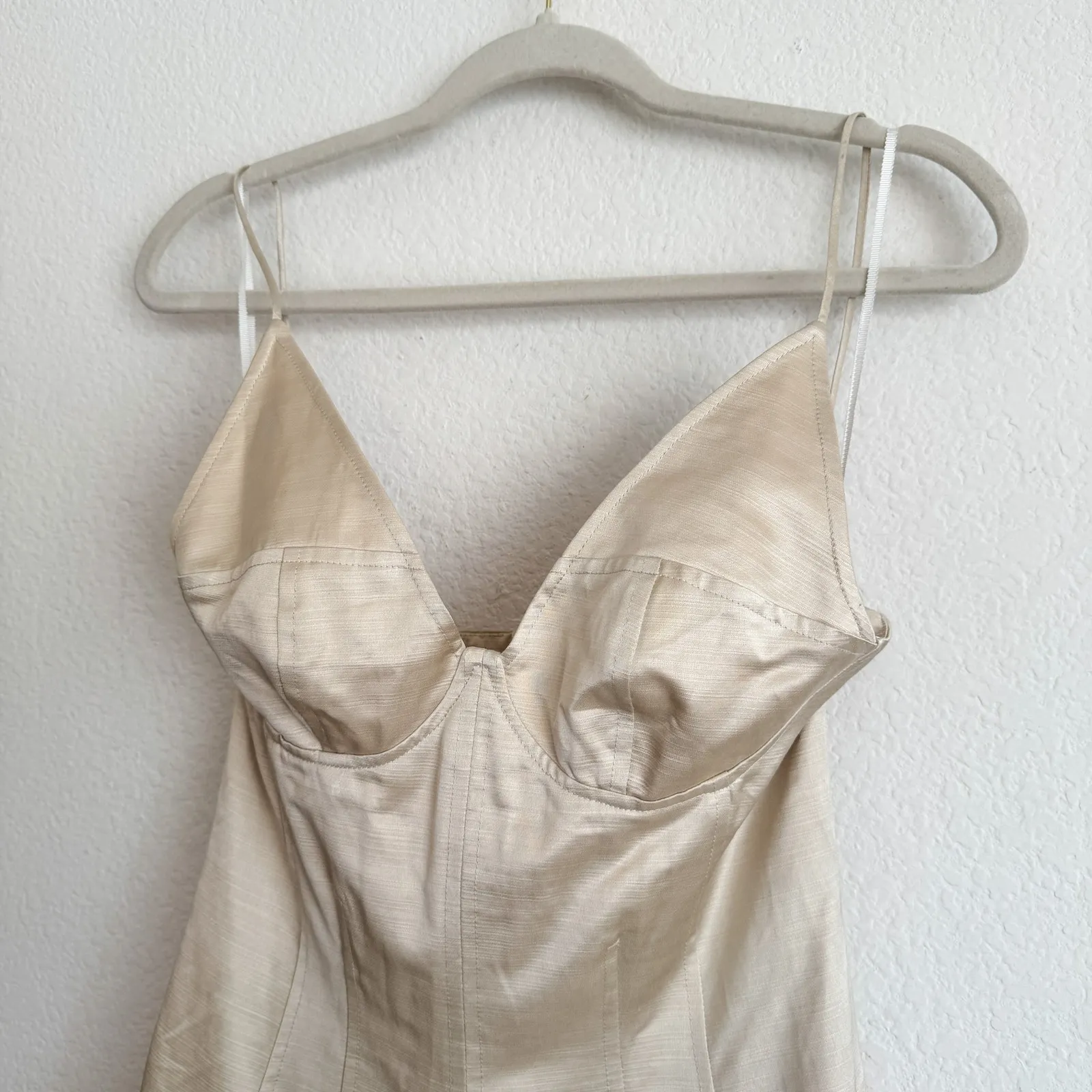 LPA Revolve Kaia Bubble Hem Midi Dress - Image 5