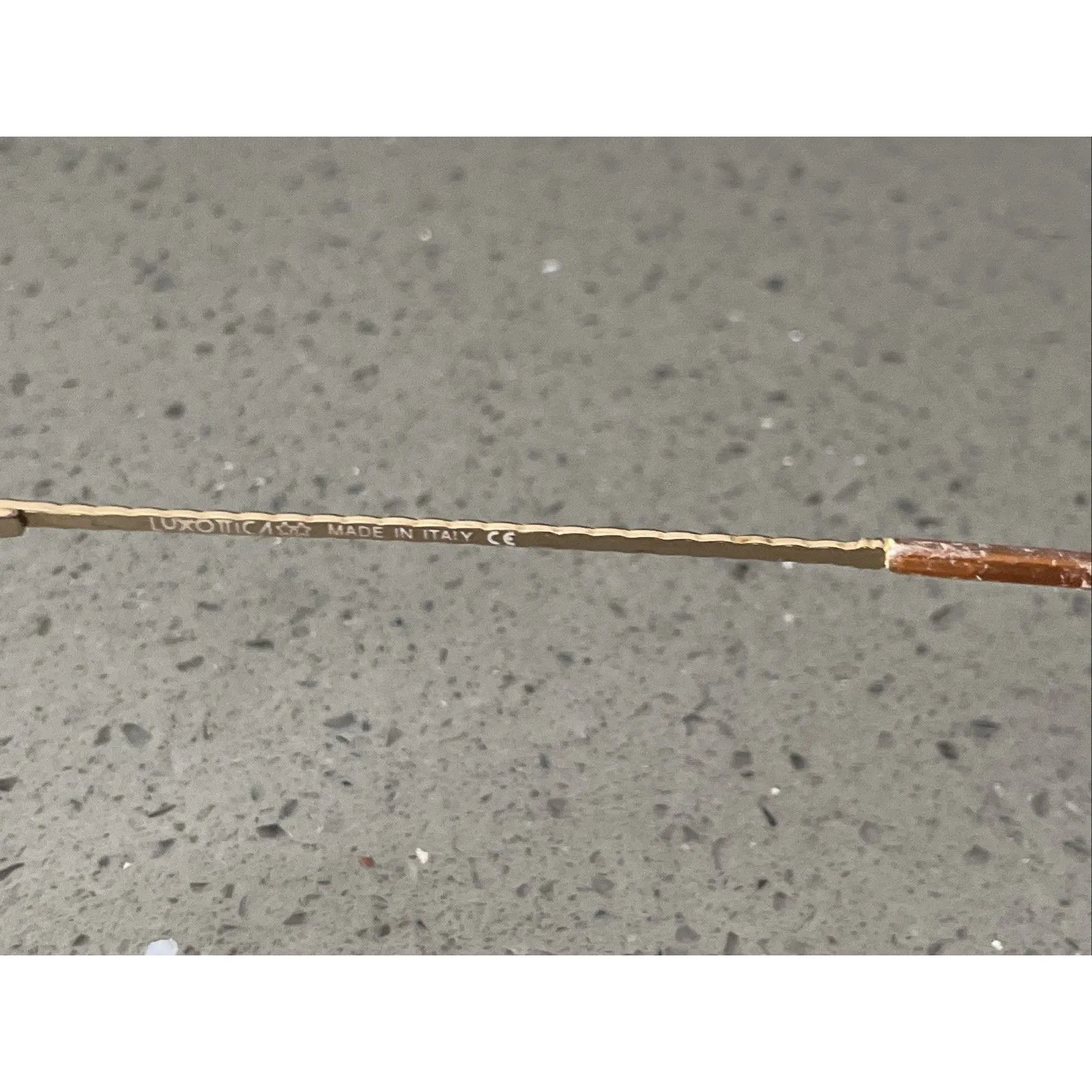 LUXOTTICA LU 2209 G505 GOLD MULTICOLOR EYEGLASSES GLASSES FRAMES ONLY 52 - Image 7