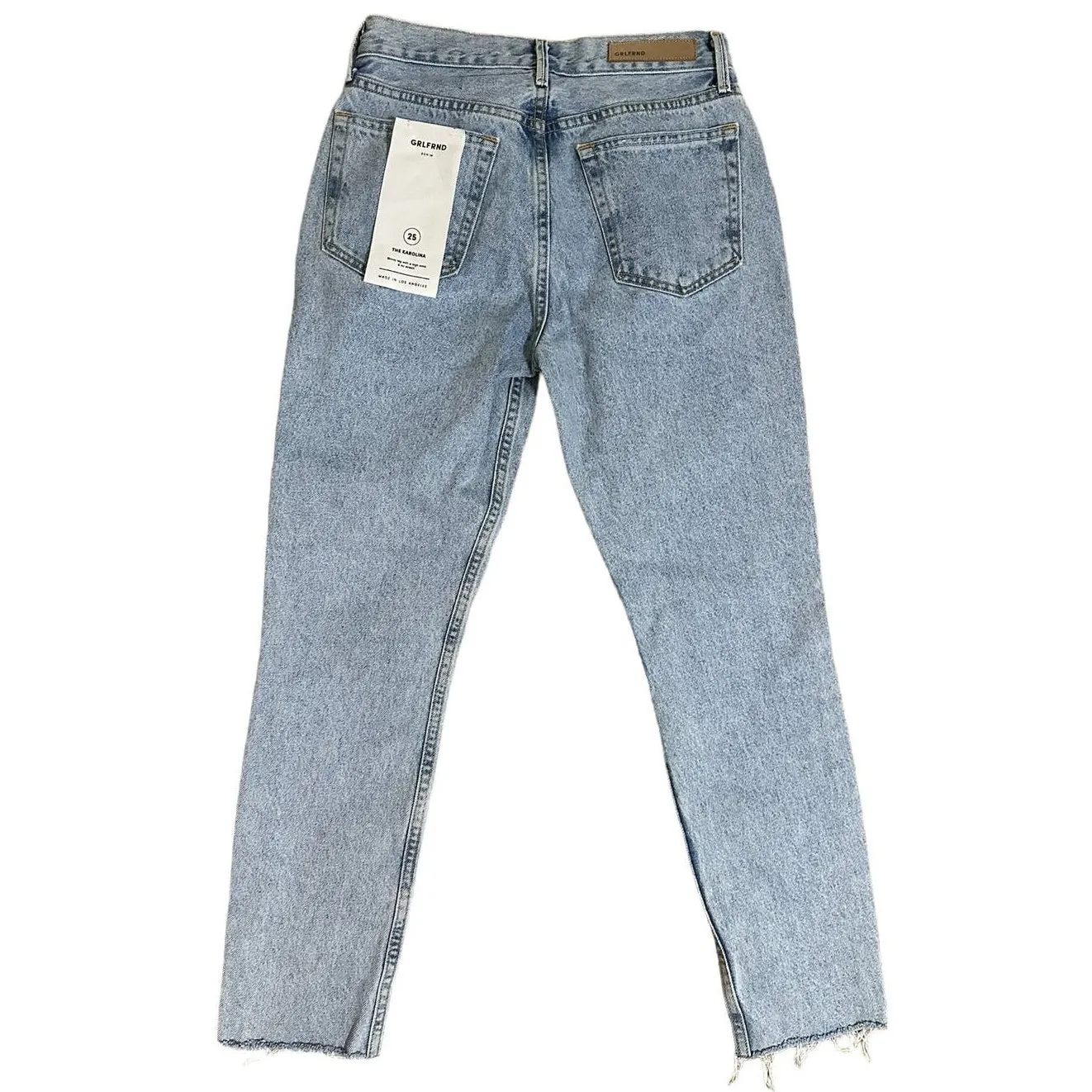 GRLFRND Skinny Jean 100% Cotton Karolina High Waist Button Fly - Image 7